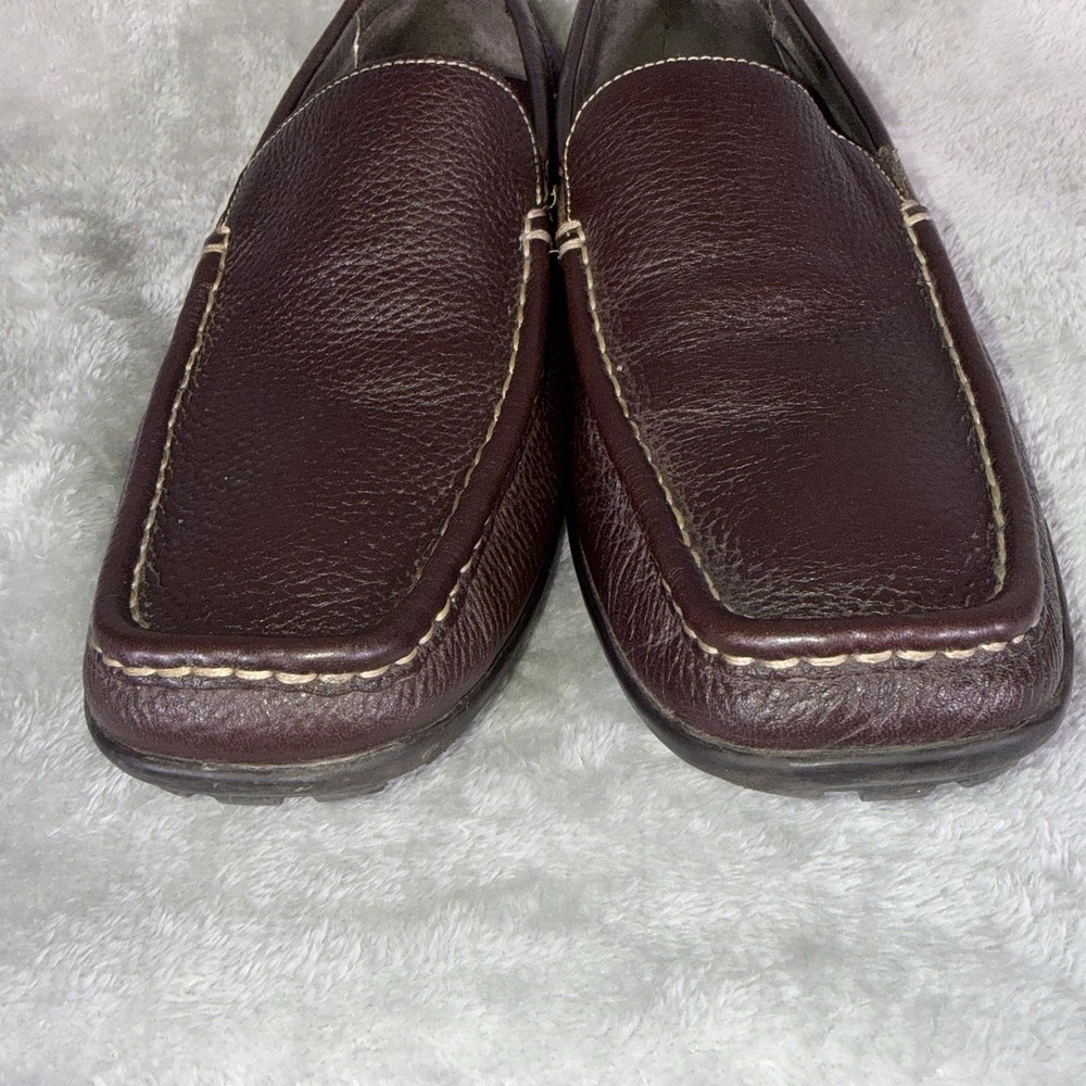 Florsheim Men's Leather Slip On Loafers Shoes US 10.5 EEE Brown Comfort Tech - Picture 7 of 11